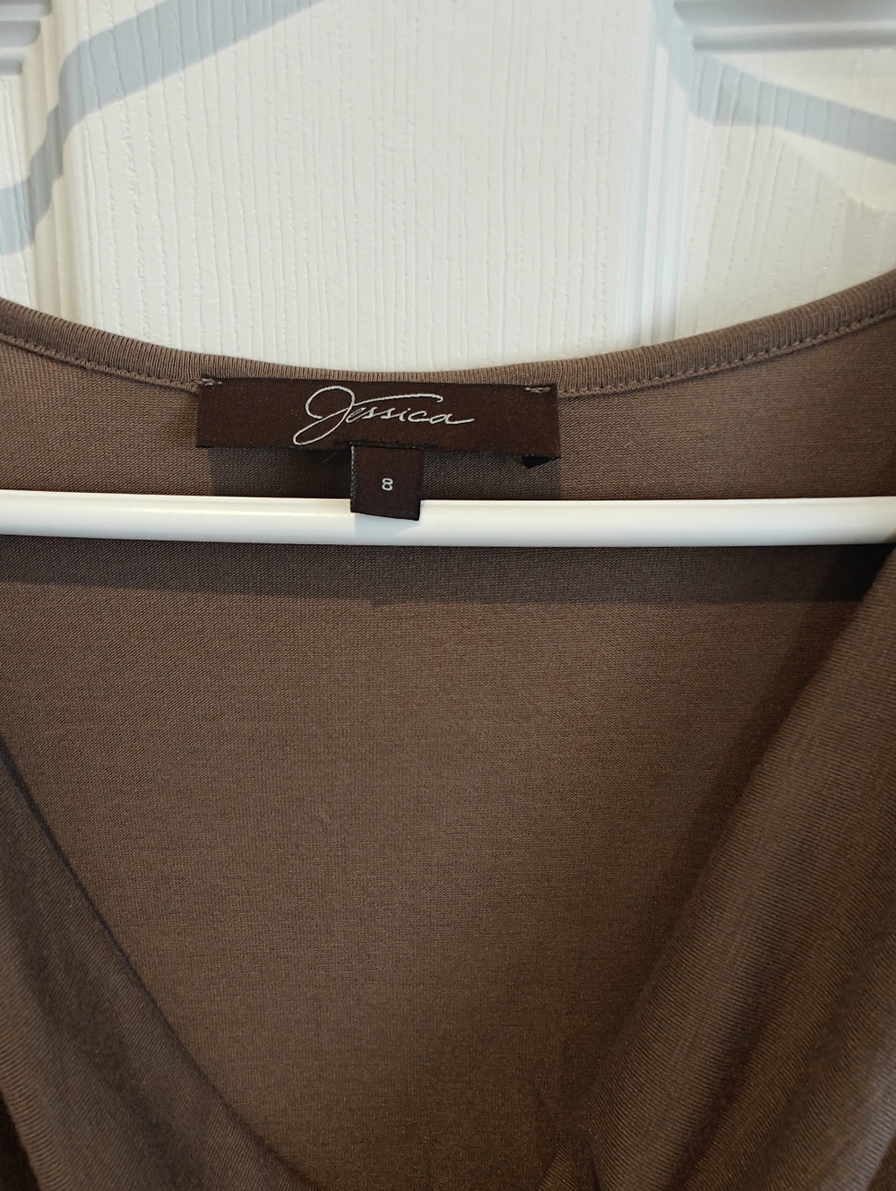 JESSICA Cowl Neck Dress With Cargo Pockets And Tie At Front - Picture 2 of 5